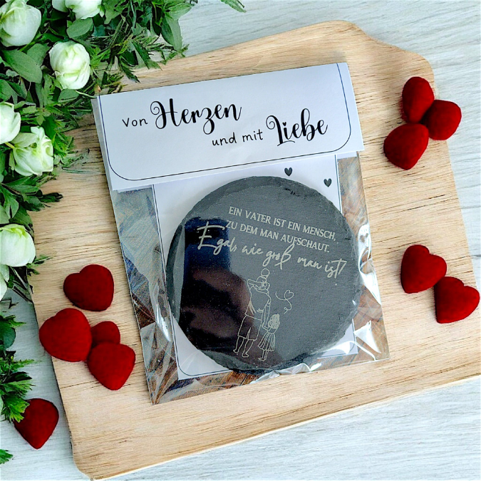 Tütenklappe Verschluss PRINT Druckvorlage PDF Verpackung für Kleinigkeiten - Von Herzen & Mit Liebe - Printable PDF Datei zum selber drucken – Bild 2
