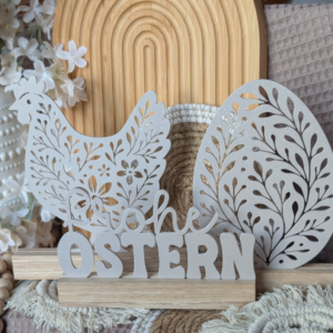 STL 3D Druck Datei Oster 6er Set Klötzchenset Ostern Osterhase Osterschriftzüge Easy Sticks skandi living 3D-Datei 3D-Druck Vorlage Ei Huhn