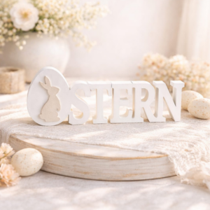 1 STL 3D Druck Datei 2er Set Ostern Osterhase Hase zum füllen mit Blumen oder Geld Schriftzüge 3D-Datei 3D-Druck Vorlage Ostermitbringsel
