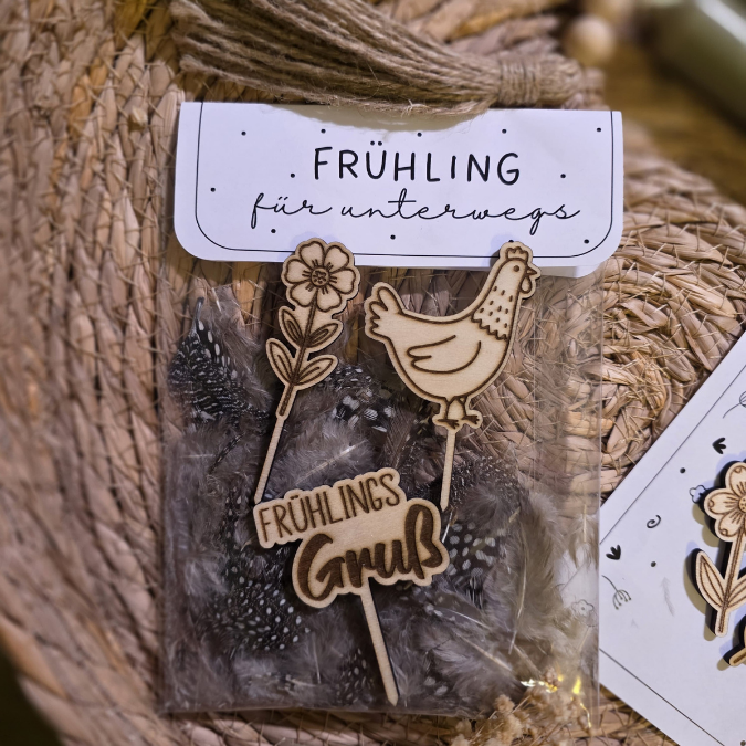 Tütenklappe Verschluss PRINT Druckvorlage PDF Verpackung für Kleinigkeiten - Frühling to go - Printable PDF Datei zum selber drucken – Bild 6