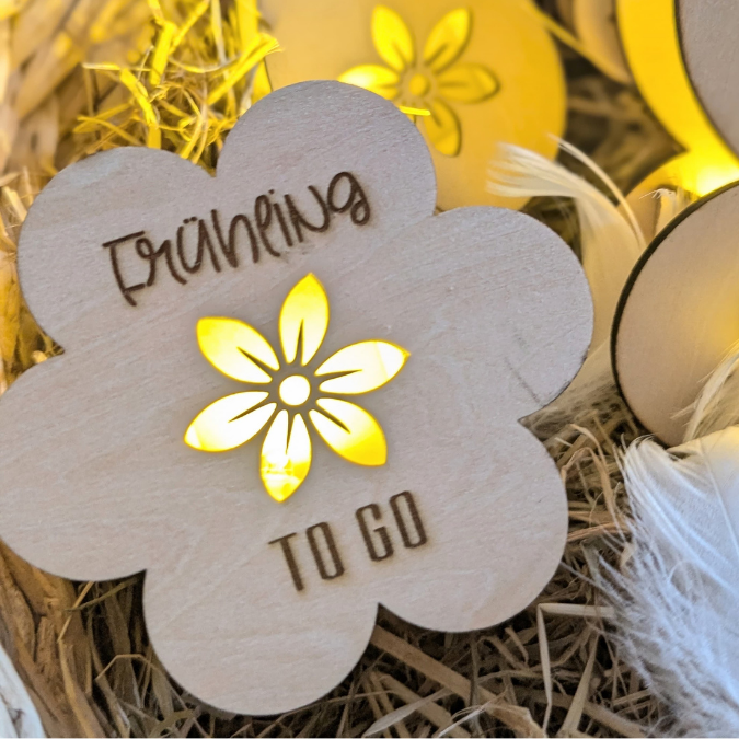SVG Laserdatei 4 Designs Mini Blumen zum füllen mit Blumen, Geld oder Ballonlicht Frühling Blumenliebe Lichtdatei Leuchtdeko SVG-Datei – Bild 5