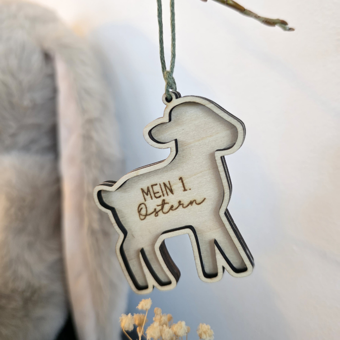 SVG Laserdatei Osteranhänger Aufhänger Geschenkanhänger Anhänger Laser Osterei Osterhase Hase Lamm Kücken Ei Karotte Osterdeko SVG Datei – Bild 12