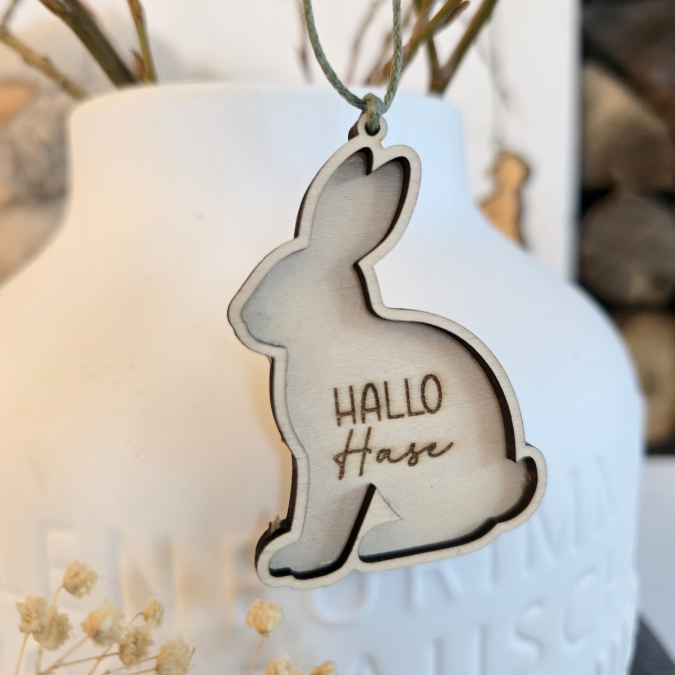 SVG Laserdatei Osteranhänger Aufhänger Geschenkanhänger Anhänger Laser Osterei Osterhase Hase Lamm Kücken Ei Karotte Osterdeko SVG Datei – Bild 13