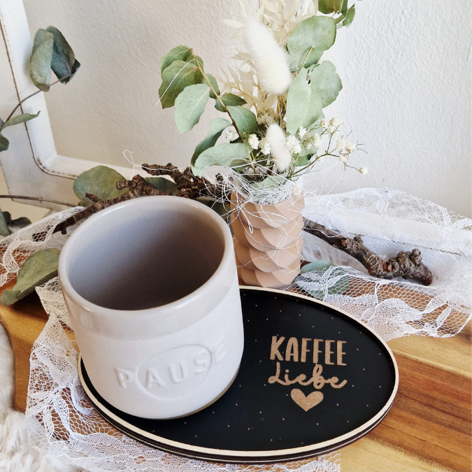 SVG Datei Laser Kaffee Untersetzer für Acryl, Filz oder Holz Kaffeeliebe SVG-Laser-Datei Kaffeekränzchen beste Freundin – Bild 13