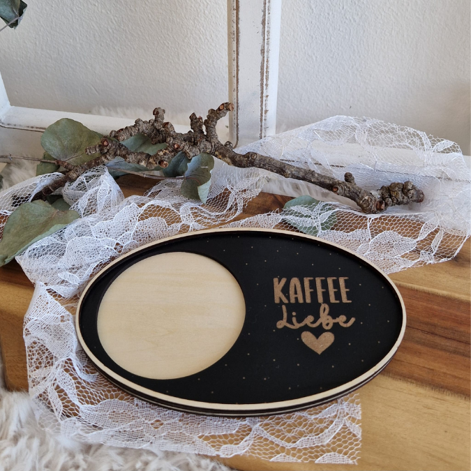 SVG Datei Laser Kaffee Untersetzer für Acryl, Filz oder Holz Kaffeeliebe SVG-Laser-Datei Kaffeekränzchen beste Freundin – Bild 15