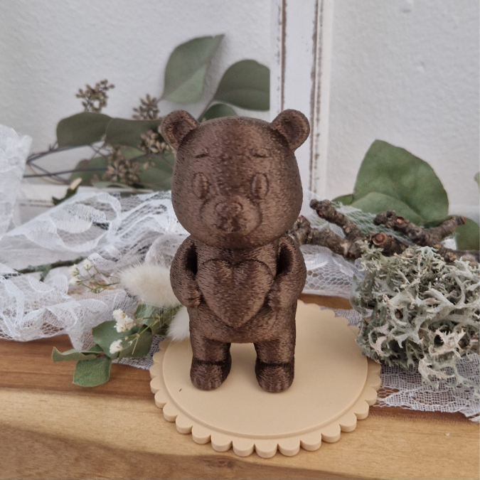 STL 3D Druck Datei Bär mit 9 Geschenkscheiben seperat druckbar Du bist wunderBÄR Du bist zauBÄRhaft auch für Gießteile 3D-Druck Datei – Bild 9