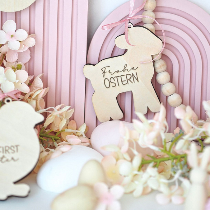 SVG Laserdatei Osteranhänger Aufhänger Geschenkanhänger Anhänger Laser Osterei Osterhase Hase Lamm Kücken Ei Karotte Osterdeko SVG Datei – Bild 19