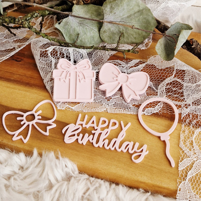 STL 3D Druck Datei Geburtstag Streudeko und Anhänger Geschenkanhänger 3D-Datei 3D-Druck Vorlage – Bild 4
