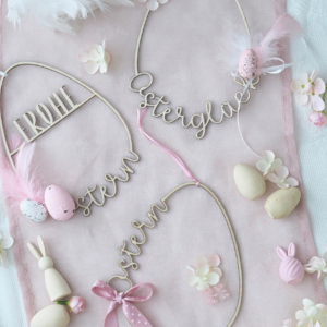 SVG Laserdatei 3 Designs Kranz Ei Eierkranz Osterkranz Kränze Osterdeko Türkranz Ostern Osterglück SVG Datei für trockenblumen skalierbar