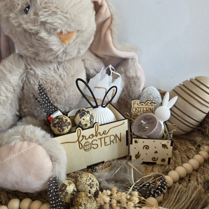 SVG Laserdatei Ostern Osterbox Geschenkbox 3mm 4mm Oster Verpackung für Kleinigkeiten SVG-Datei Osterhase Geldverpackung Küken Ostergeschenk – Bild 6