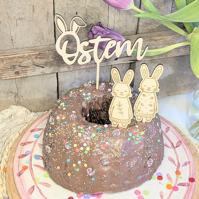 SVG Laserdatei Ostern Skandi Hasen Caketopper Stecker Pflanzenstecker Frühlingsdatei Osterdatei Osterdeko Tischdeko Laser SVG Datei – Bild 3