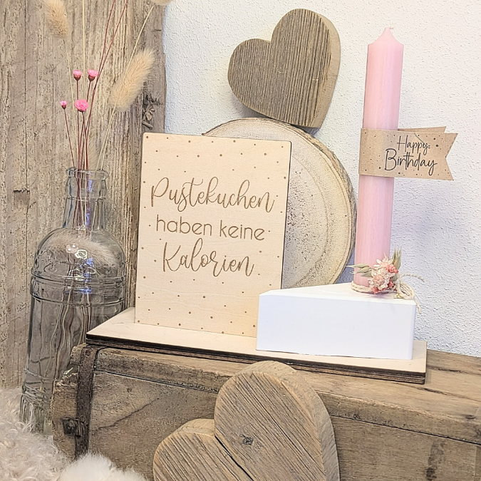 SVG Laserdatei 10 designs Aufsteller 3mm 4mm Geburtstag mit Platz für Kleingkeiten, Blumen, Kerze Pustekuchen SVG-Datei geburtstagsgeschenk – Bild 31