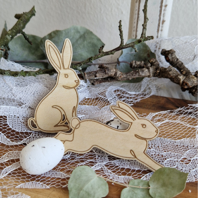 SVG Laserdatei Streudeko Tischdeko Ostern to go 12 Designs Ei Hase Osterdeko SVG Datei – Bild 4