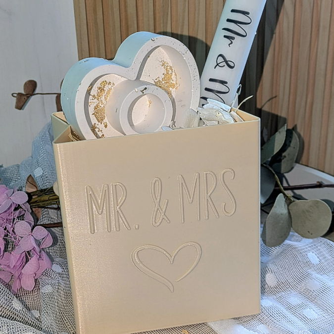 STL 3D Druck Datei 5 Designs Tüte Leuchttüte Hochzeit Geschenktüte Deko Hochzeitsgeschenk 3D-Datei 3D-Druck Vorlage Brautpaar Geschenkidee – Bild 4