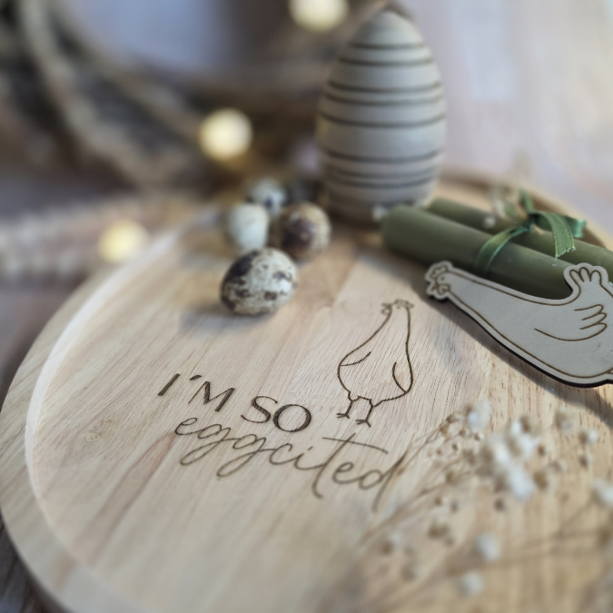 SVG Laserdatei Stecker, Anhänger und Bundle Eggcelent Hühner Huhn Frühling Ostern Caketopper Pflanzenstecker Frühlingsdatei Laser SVG Datei – Bild 10