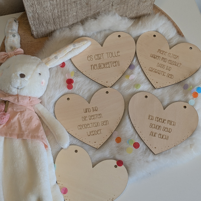 SVG Datei Laserdatei Schwangerschaftsverkündung für Oma und Opa zum blättern personalisierbar Ultraschallbild Schwangerschaft Geburt Baby – Bild 12
