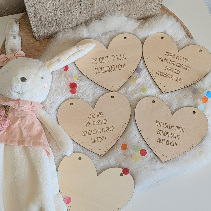 SVG Datei Laserdatei Schwangerschaftsverkündung für Oma und Opa zum blättern personalisierbar Ultraschallbild Schwangerschaft Geburt Baby – Bild 15