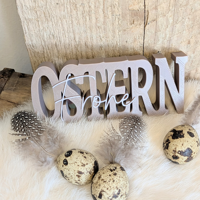 STL 3D Druck Datei 3er Set Ostern Osterschriftzug Herz zum füllen mit Blumen oder Geld some Bunny loves you 3D-Datei 3D-Druck Vorlage – Bild 5