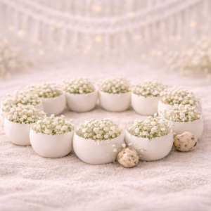 STL 3D Druck Datei Eier Kranz rund Eier zum füllen Tischdeko Ostern skalierbar 3D-Druck Datei Ostern Ostereier Osterkranz