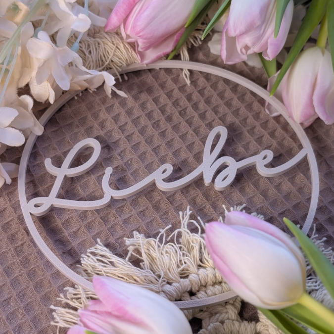 STL 3D Druck Datei 3er Set Kränze Glaube Liebe Hoffnung Kranz schlicht Geschenkanhänger Türdeko Hoop Loop Wanddeko 3D-Datei 3D-Druck Vorlage – Bild 5