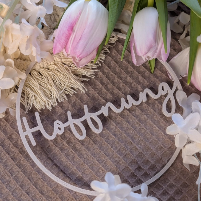 STL 3D Druck Datei 3er Set Kränze Glaube Liebe Hoffnung Kranz schlicht Geschenkanhänger Türdeko Hoop Loop Wanddeko 3D-Datei 3D-Druck Vorlage – Bild 7