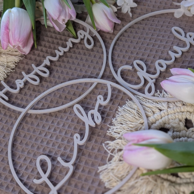 STL 3D Druck Datei 3er Set Kränze Glaube Liebe Hoffnung Kranz schlicht Geschenkanhänger Türdeko Hoop Loop Wanddeko 3D-Datei 3D-Druck Vorlage – Bild 8