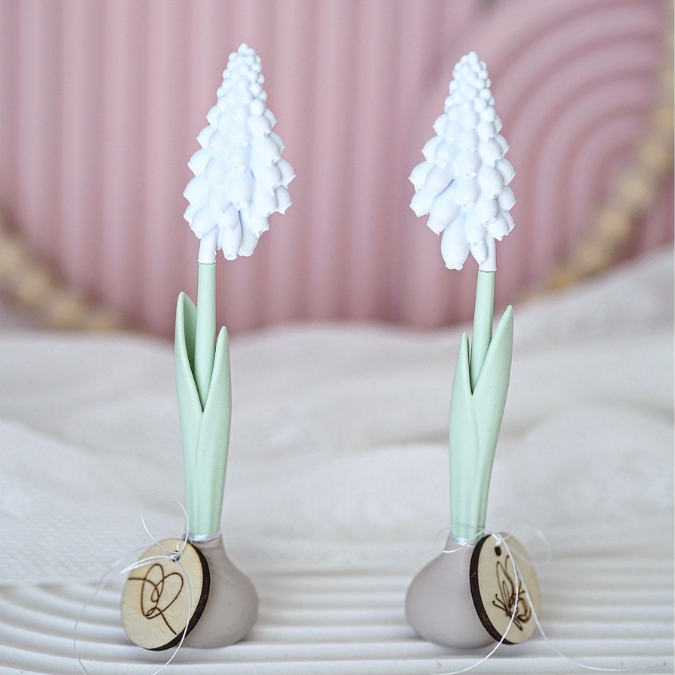 Hyazinthe 3MF 3D Druck Datei für Bambu Frühling Traubenhyazinthe Frühlingsdeko 3D-Datei 3D-Druck Vorlage Frühlingsblumen Blumenzwiebel – Bild 3