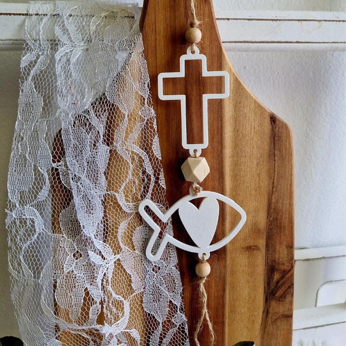 STL 3D Druck Datei 9 Designs Sonnenfänger Kirche Geschenkanhänger 3D-Druck Datei Taufe Hochzeit Kommunion Konfirmation Glaube Liebe Hoffnung – Bild 9