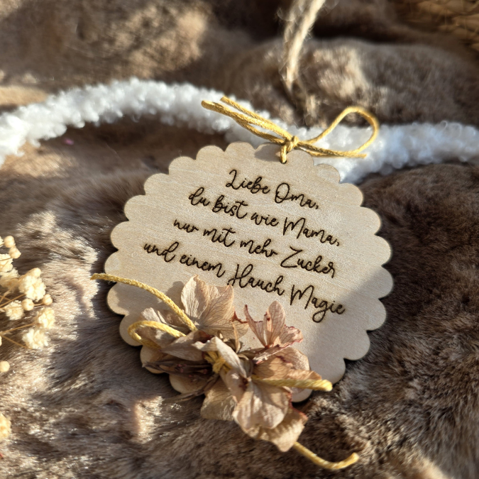SVG Laserdatei Holzscheiben 3er Set Oma Großmutter Beste Omi Muttertag Familie Geschenkidee Oma SVG Datei – Bild 11