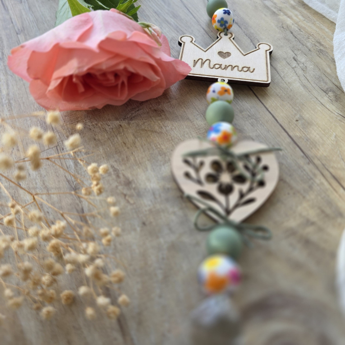 SVG Laserdatei Sonnenfänger Motive Anhänger Mama Mom 16 designs deutsch und englisch Muttertag Herz Blumen Mutter SVG Datei – Bild 20