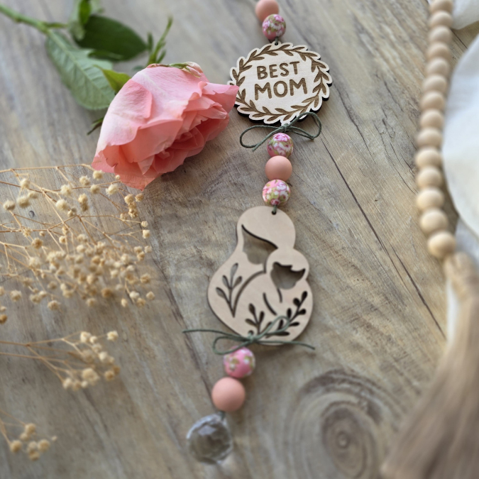 SVG Laserdatei Sonnenfänger Motive Anhänger Mama Mom 16 designs deutsch und englisch Muttertag Herz Blumen Mutter SVG Datei – Bild 11
