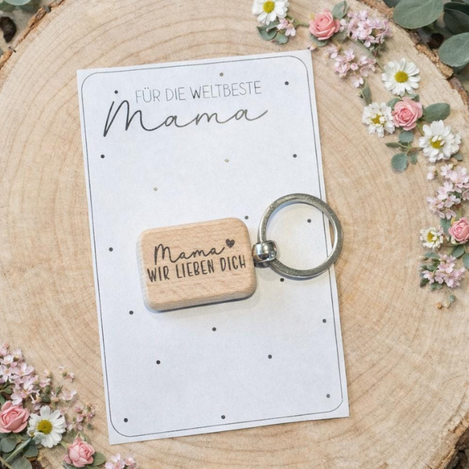 PRINT DRUCKVORLAGE PDF Verpackung für Kleinigkeiten Geschenkkarte 2 Designs Weltbeste Mama Muttertag Printable zum ausdrucken inlay Tüte – Bild 2