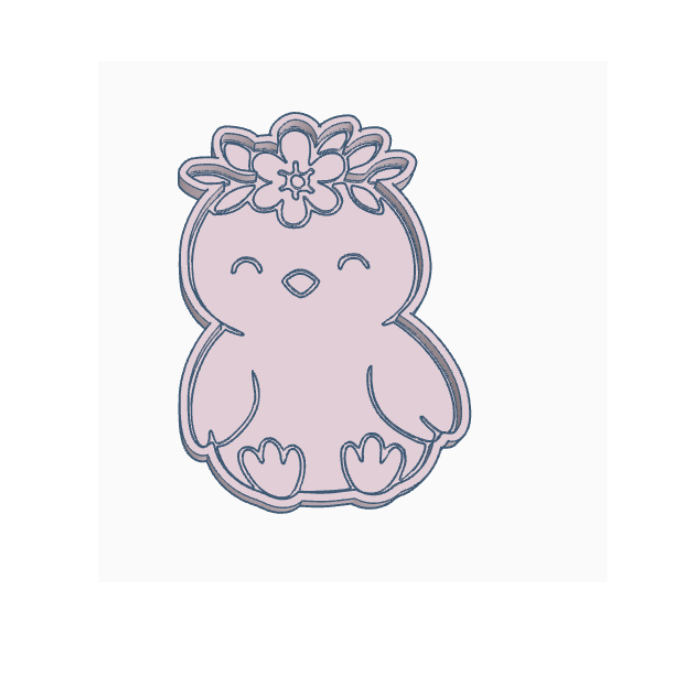 STL 3D Druck Datei Dekoteller Küken Osterküken Kükenteller Kükenschale skalierbar 3D-Druck Datei Ostern Osterdeko Osterkorb Tischdeko – Bild 2