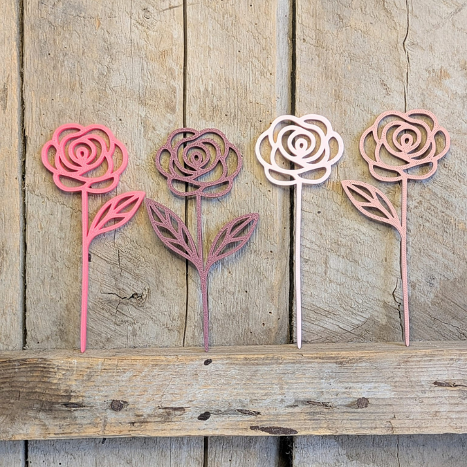 STL 3D Druck Datei 8 Designs Rosen und Tulpen Blumen Flowers Blumenliebe 3D-Druck Datei – Bild 4