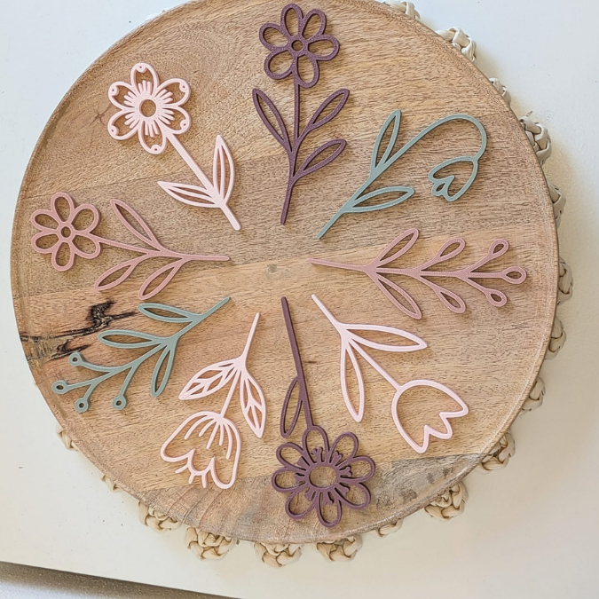 STL 3D Druck Datei 12 Designs Blumen Flowers Blumenliebe 12einzelne Blümchen 3D-Druck Datei – Bild 7