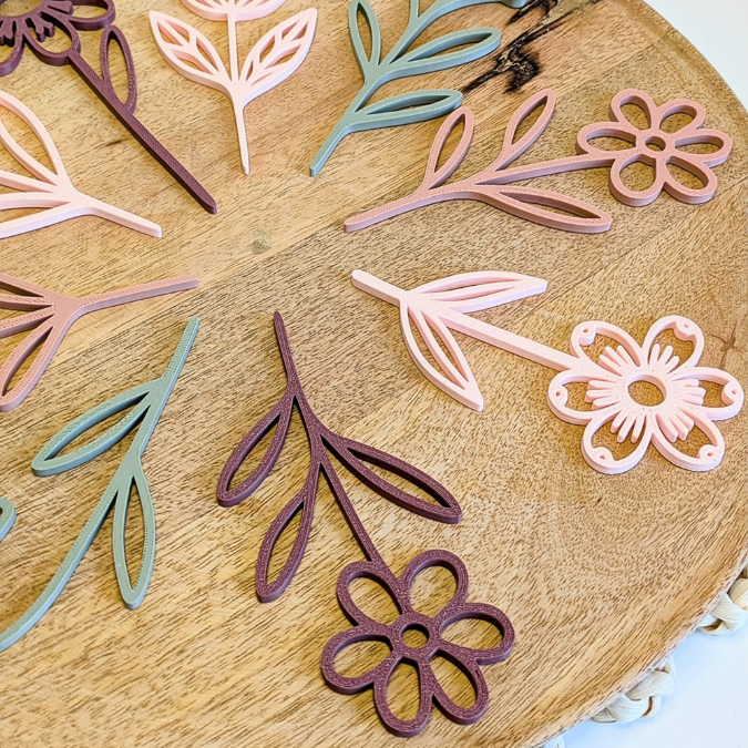 STL 3D Druck Datei 12 Designs Blumen Flowers Blumenliebe 12einzelne Blümchen 3D-Druck Datei – Bild 9