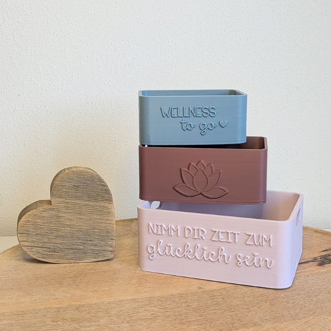 STL 3D Druck Datei 3 Designs Wellness Box Kiste Geschenkkiste Verpackung für Geschenke Box Kleinigkeit 3 Größen Mitbringsel 3D-Druck Datei – Bild 5