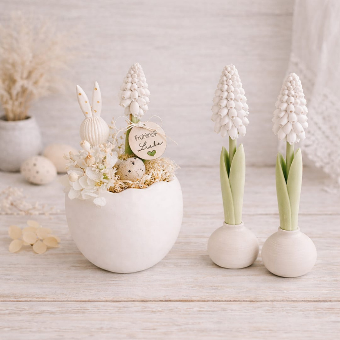 Hyazinthe 3MF 3D Druck Datei für Bambu Frühling Traubenhyazinthe Frühlingsdeko 3D-Datei 3D-Druck Vorlage Frühlingsblumen Blumenzwiebel – Bild 8
