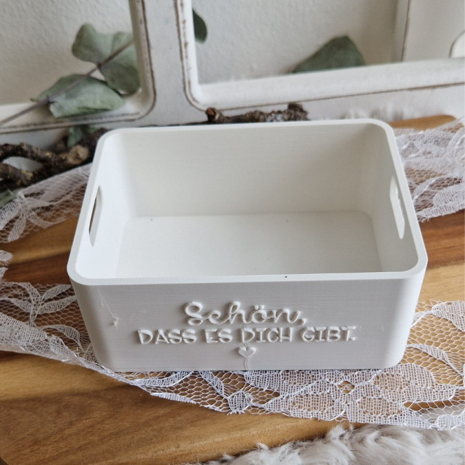 STL 3D Druck Datei 3 Designs Box Kiste Geschenkkiste Verpackung für Geschenke Box Mama Muttertag in 3 Größen Mitbringsel 3D-Druck Datei – Bild 5