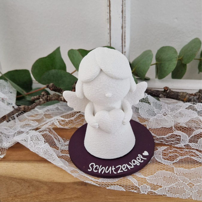 10 STL 3D Druck Datei Engel mit 10 Geschenkscheiben seperat druckbar Muttertag Mama Oma Beste Freundin auch für Gießteile 3D-Druck Datei – Bild 15