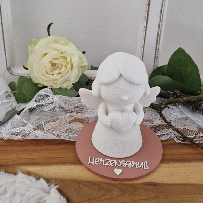 10 STL 3D Druck Datei Engel mit 10 Geschenkscheiben seperat druckbar Muttertag Mama Oma Beste Freundin auch für Gießteile 3D-Druck Datei – Bild 17