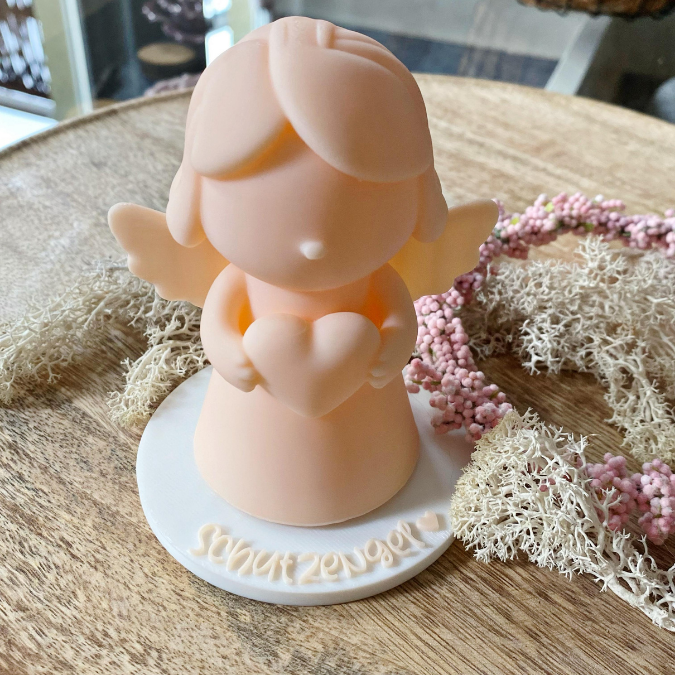 10 STL 3D Druck Datei Engel mit 10 Geschenkscheiben seperat druckbar Muttertag Mama Oma Beste Freundin auch für Gießteile 3D-Druck Datei – Bild 3