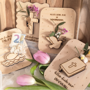 SVG Laserdatei Karten zur Taufe Konfirmation Kommunion zum füllen mit Blumen oder Geld Grußkarten SVG Datei Geldgeschenk Kirche Firmung