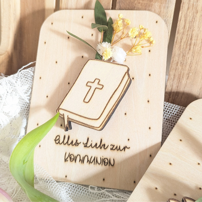SVG Laserdatei Karten zur Taufe Konfirmation Kommunion zum füllen mit Blumen oder Geld Grußkarten SVG Datei Geldgeschenk Kirche Firmung – Bild 12
