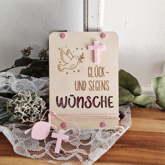 SVG Laserdatei Geldgeschenk Verpackung für Geld 8 Designs Kirchlich Taufe Konfirmation Kommunion Gutscheinkarten SVG-Datei Geldkarten – Bild 12