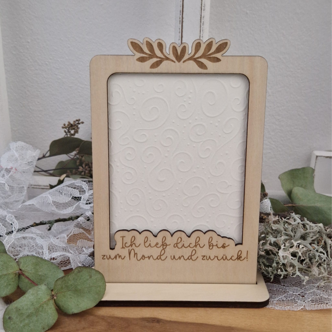 SVG Laserdatei 6 Designs Bilderrahmen Muttertag Mama mit Ständer für 3mm und 4mm Holz Beste Mama Mutter Mami Familie SVG Datei – Bild 24