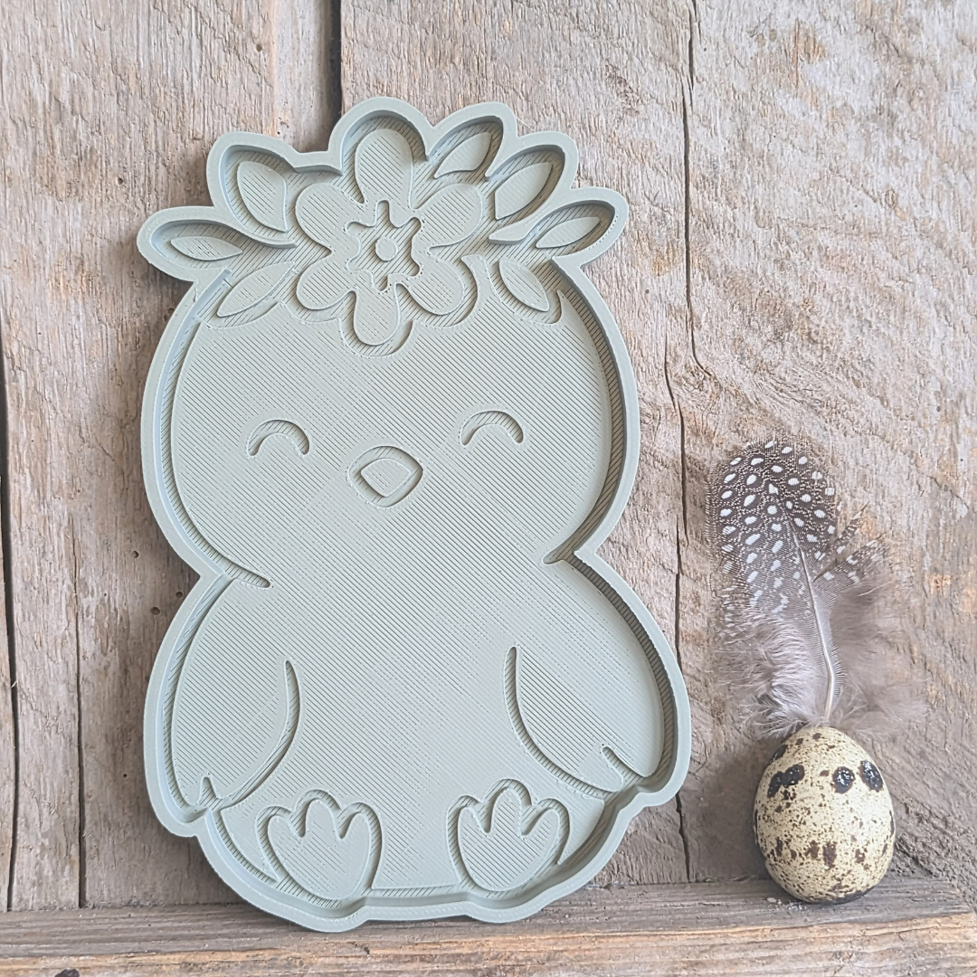 STL 3D Druck Datei Dekoteller Küken Osterküken Kükenteller Kükenschale skalierbar 3D-Druck Datei Ostern Osterdeko Osterkorb Tischdeko