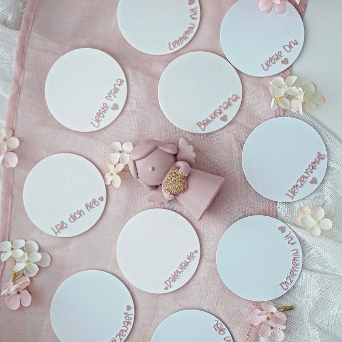 10 STL 3D Druck Datei Engel mit 10 Geschenkscheiben seperat druckbar Muttertag Mama Oma Beste Freundin auch für Gießteile 3D-Druck Datei – Bild 10