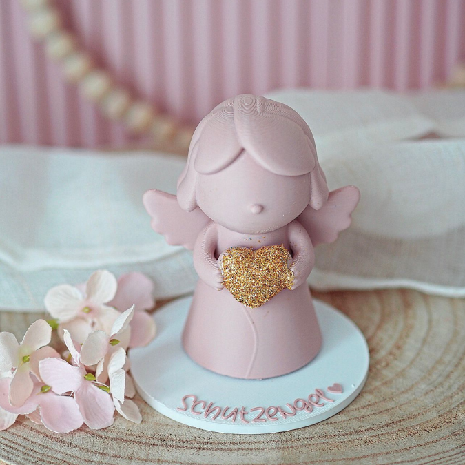 10 STL 3D Druck Datei Engel mit 10 Geschenkscheiben seperat druckbar Muttertag Mama Oma Beste Freundin auch für Gießteile 3D-Druck Datei – Bild 11