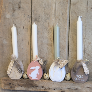 STL 3D Druck Datei 8er Set Eier Ostern Ostereier für Reagenzglas 20mm Blumen Kerzen oder Geld Geschenkidee Skandi-Easter Hej Deko Hase